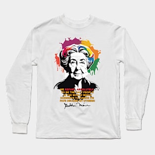 Golda Meir Long Sleeve T-Shirt